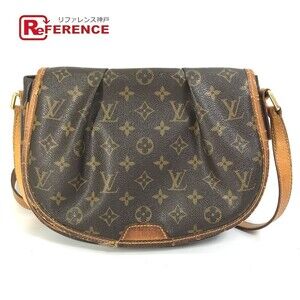Louis Vuitton Menilmontant Crossbody Shoulder Bag Canvas Brown
